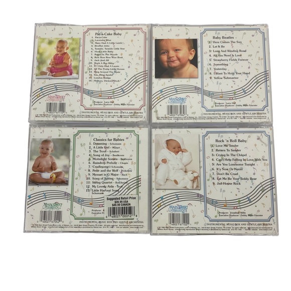 Sweet baby CD bundle Classics for baby Baby Beatles Rock Roll baby Pat cake baby - Picture 2 of 4